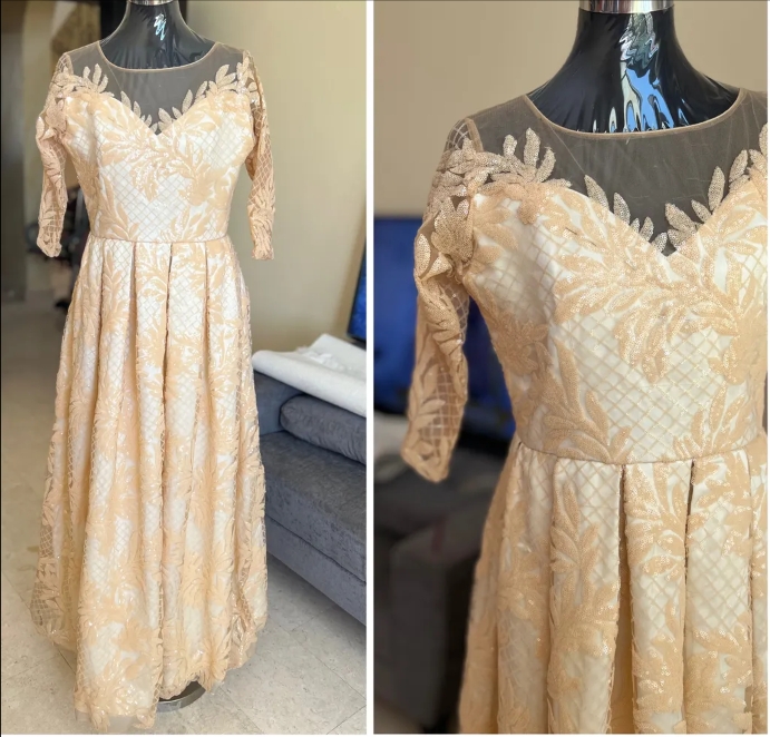 فستان جديد مفصل للبيع