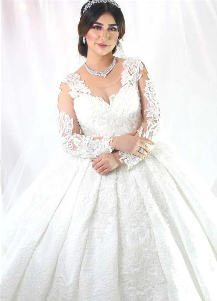 فستان عروس راقي و فخم