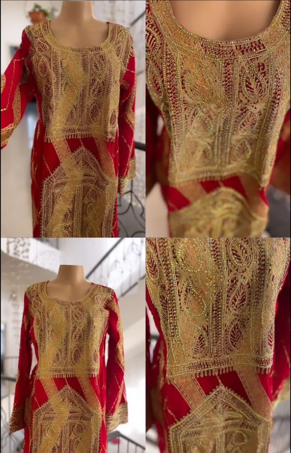 احمر غامق بلوشي