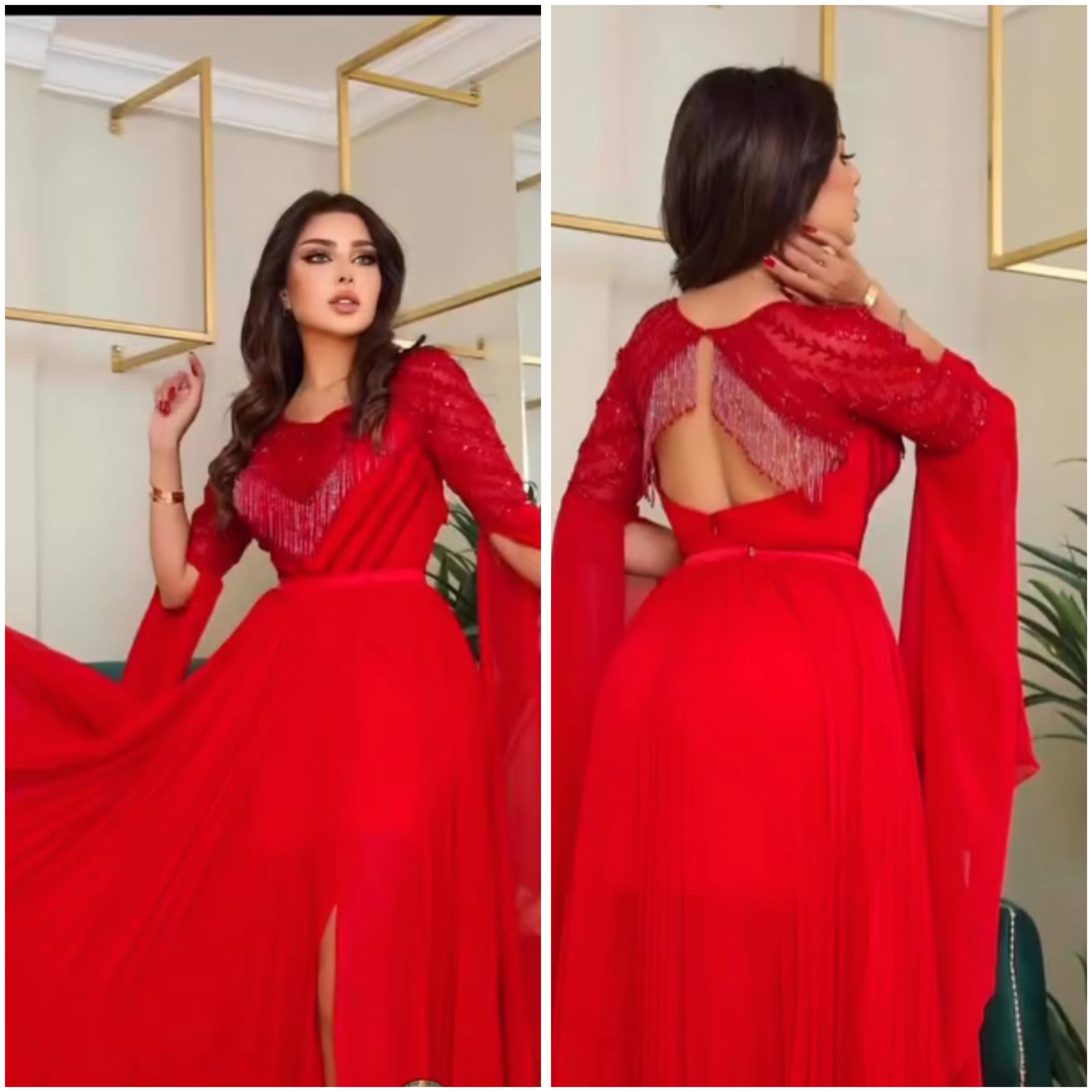 فستان مصممة