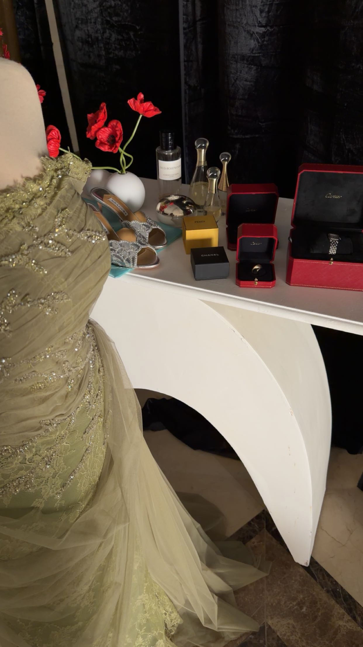 فستان من المصمم ياسر البيك