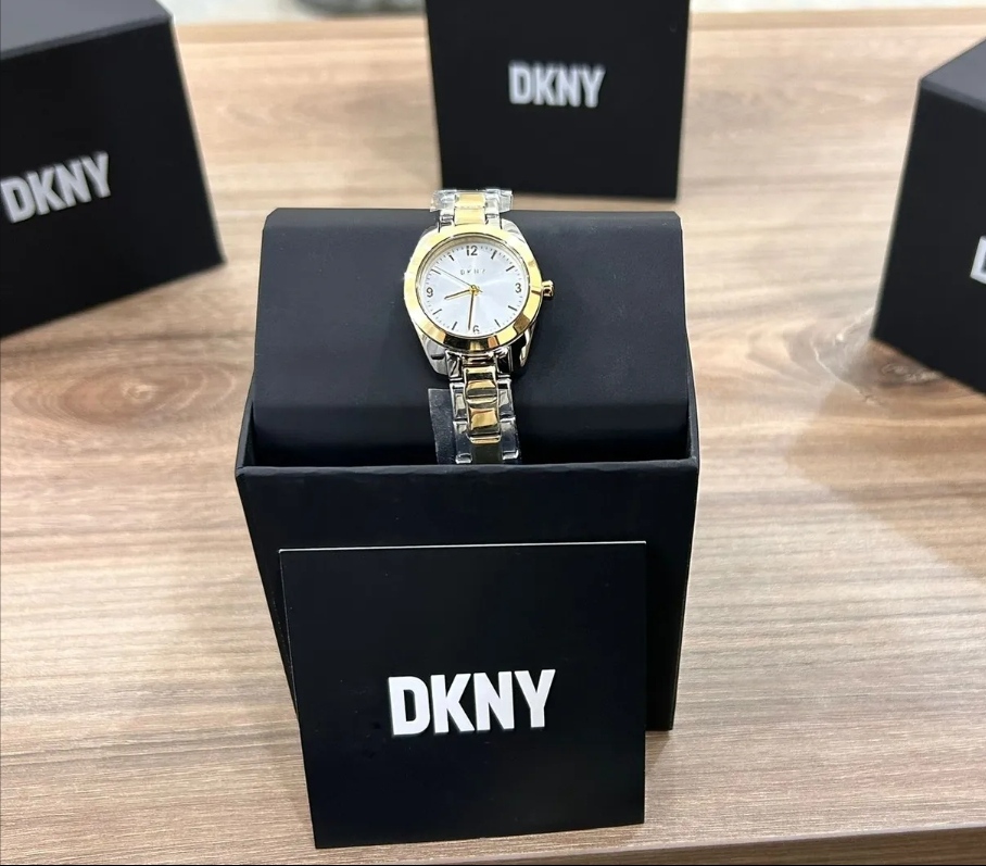 DKNY watchGold and Silver
