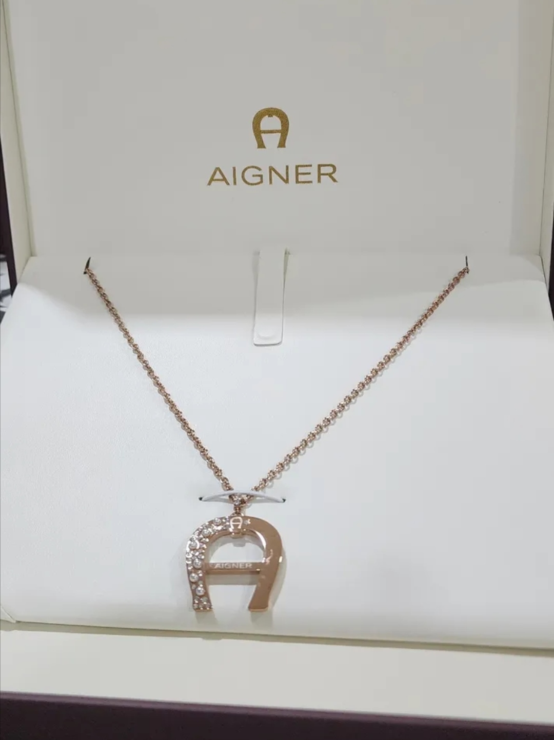 عقد اجنر اصلي مطلي ذهب