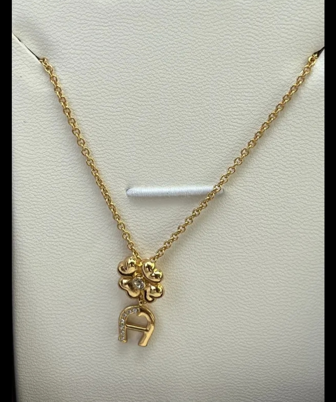 قلادة اجنر مطلي ذهب جديدة