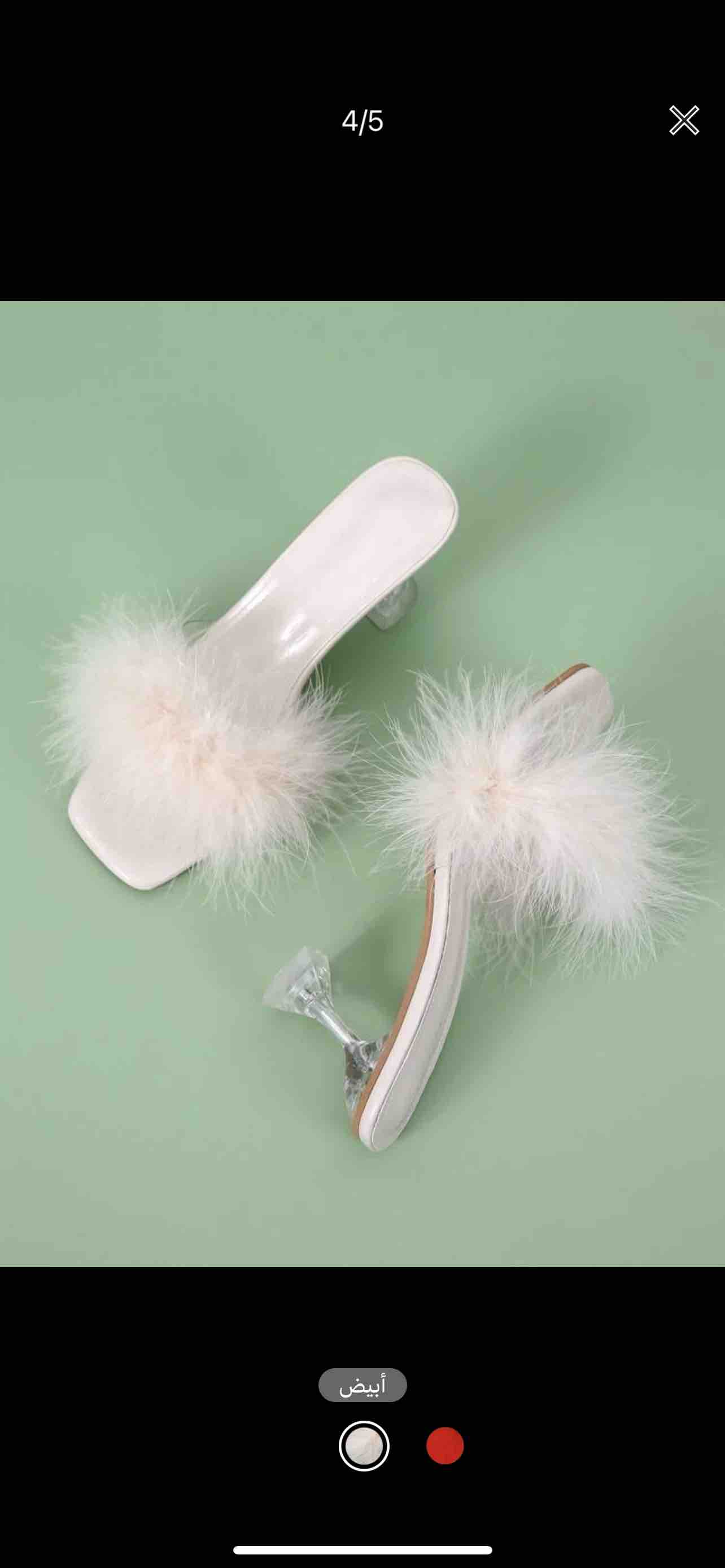 صندل بكعب عالي