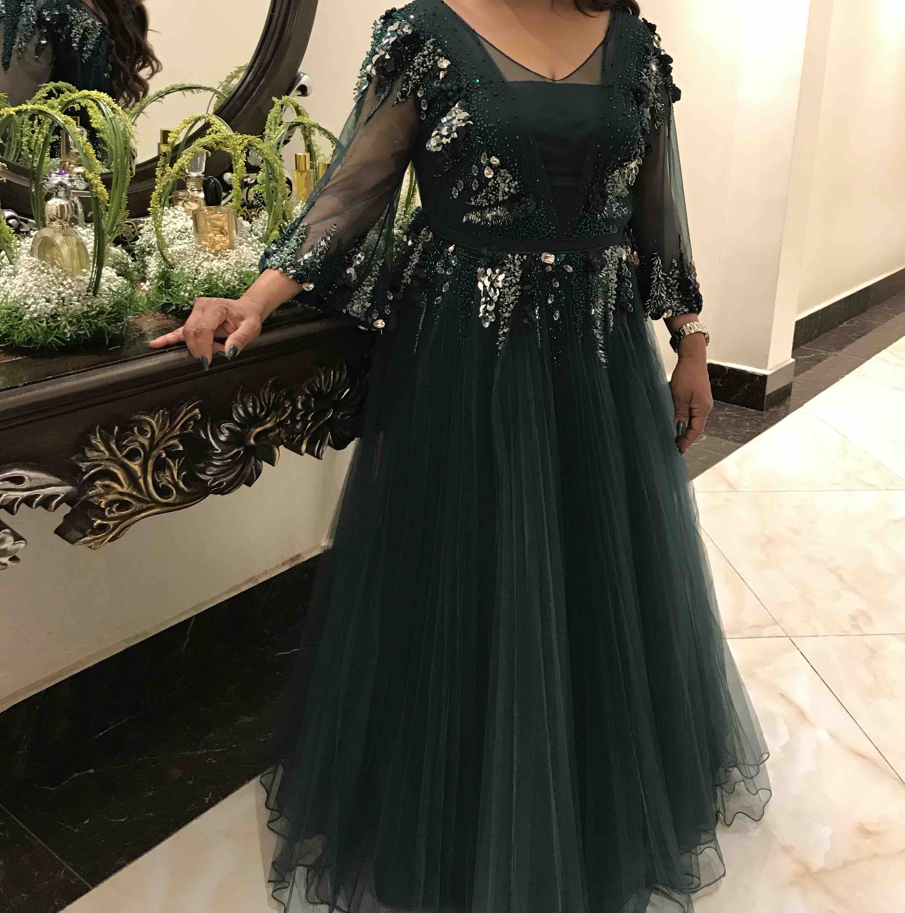 فستان شك يدوي