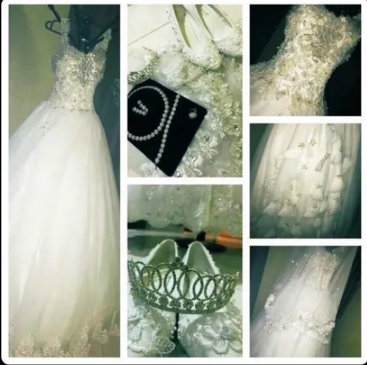 فستان زفاف جديد راقي وجميل