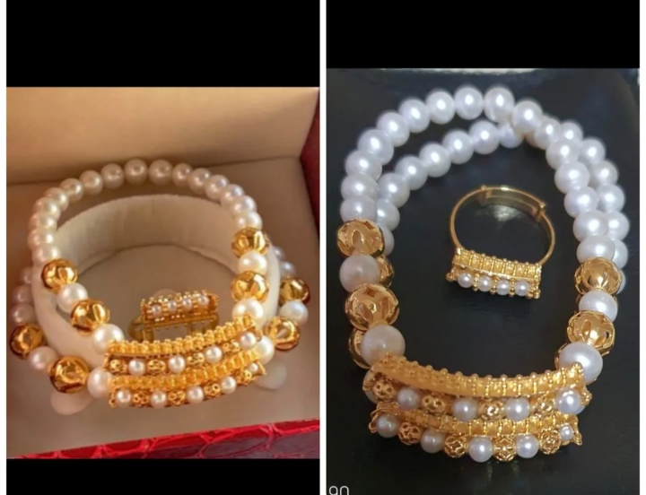 اسوارة ذهب ولولو